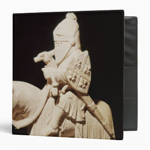 Classeur Chevalier dans l'armure sur son cheval