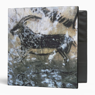 Classeur Chèvre ou chamois, peinture de roche dans la sall