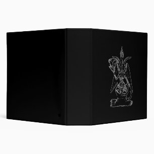 Classeur Chèvre Satan Black Magie Lucifer Occult Cadeau