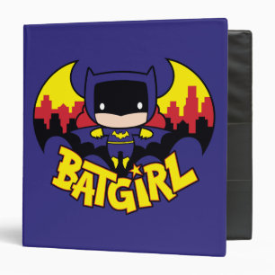 Classeur Chibi Batgirl avec Gotham Skyline & Logo