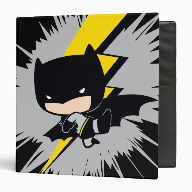 Classeur Chibi Batman Lightning Kick (Devant/Intérieur)