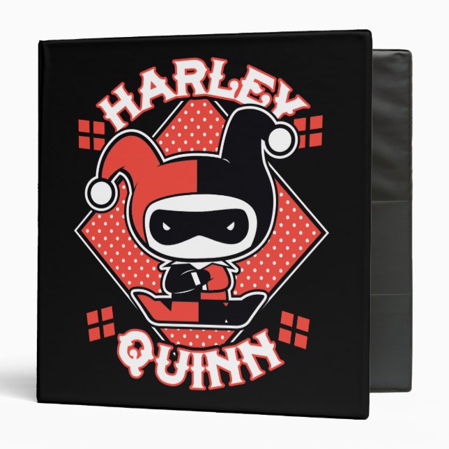 Classeur Chibi Harley Quinn Splits (Devant/Intérieur)
