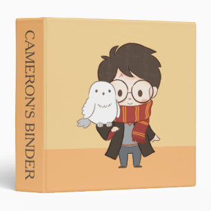 Classeur Chibi HARRY POTTER™ & Hedwig