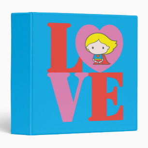 Classeur Chibi Supergirl LOVE