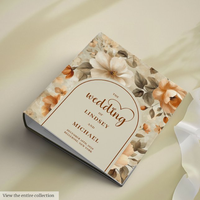 Classeur Chic Classic Boho Copper Ivory Olive Floral Memory (Classic Boho Copper Ivory Olive Floral Memory Album

)