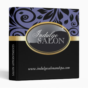 Classeur chic de rendez-vous de salon et de spa