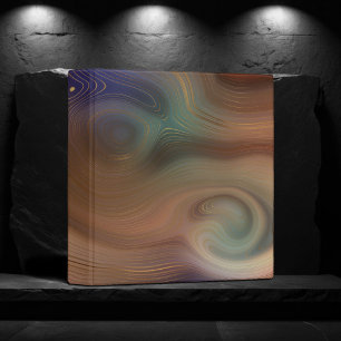 Classeur Chic Earthy Agate en pierre de cuivre naturel