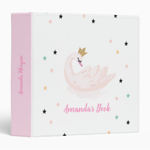 Classeur Chic Swan, Étoiles, Princesse