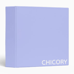 Classeur Chicorée Nom de couleur bleu Fleur