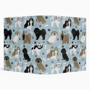 Classeur Chien Chien Chien Chien Chien Chien Paws et Os