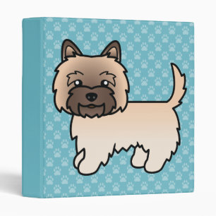 Classeur Chien de dessin animé Wheaten Cairn Terrier
