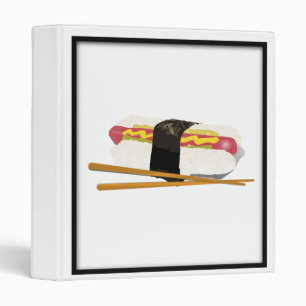 Classeur Chien Et Baguettes De Sushi