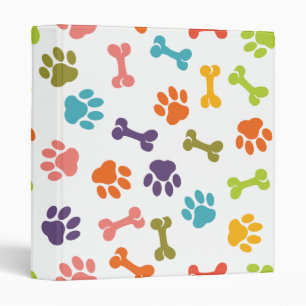 Classeur Chien Paw Cool mignon fille animal Motif de mode