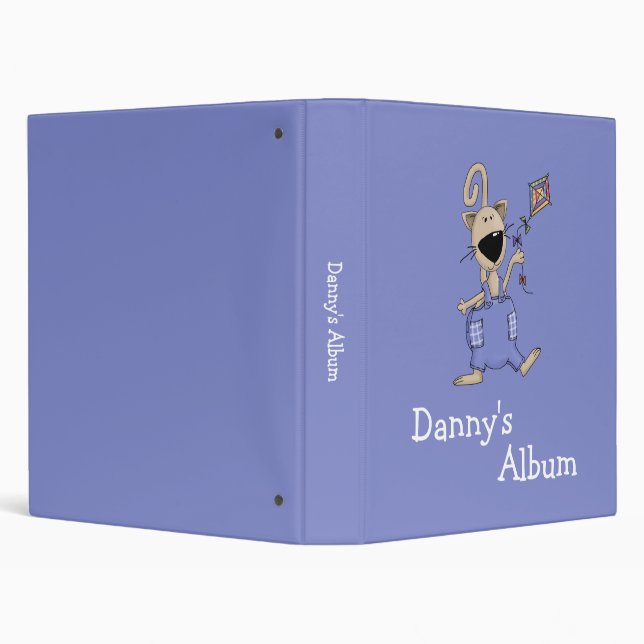 Classeur Chiens des chats "n" · Chat avec le cerf-volant (Arrière-plan)