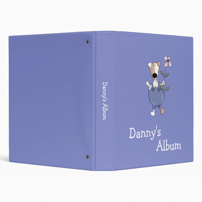 Classeur Chiens des chats "n" · Chien avec la fleur (Arrière-plan)