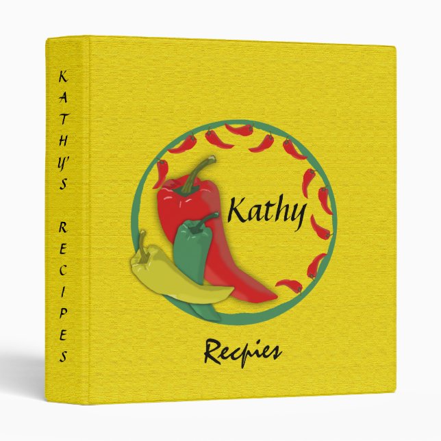 Classeur Chili Pepper (Devant/Côté)