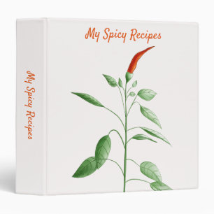 Classeur Chili Plante poivre mexicain épicé Recette