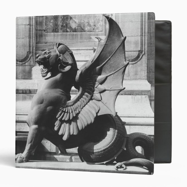 Classeur Chimères de la fontaine de St Michel, Paris (Devant/Intérieur)