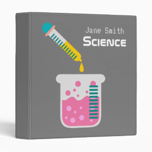 Classeur Chimie Pink liquide Science