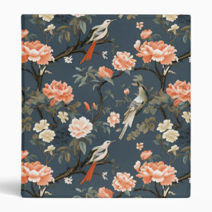 Classeur Chinoiserie sur Denim Blue