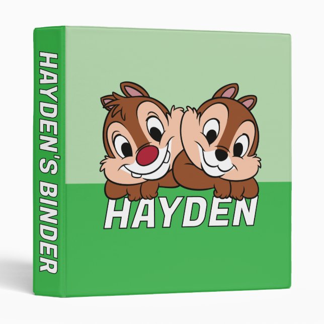 Classeur Chip & Dale Smile (Devant/Côté)