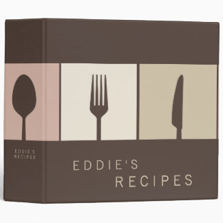Classeur Chocolat Brown Cuisine moderne Recette Livre Class