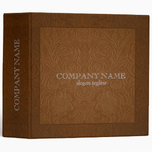 Classeur Chocolat Suede Brown en cuir
