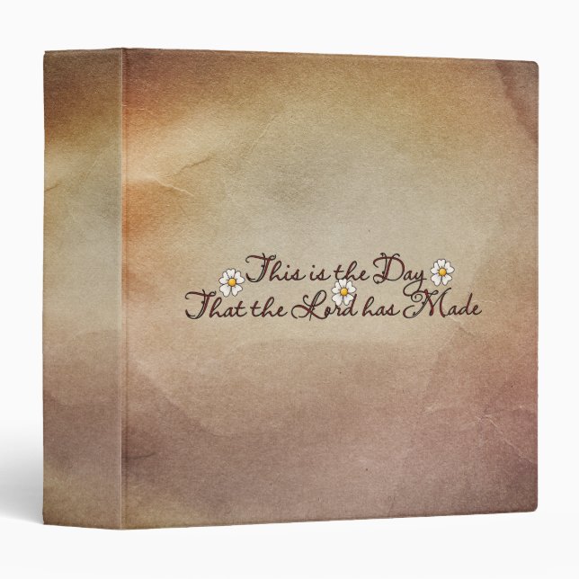 Classeur chrétien religieux d'Avery (Devant/Côté)