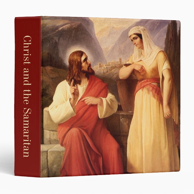Classeur Christ et Samaritain par Christian Schleisner (Devant/Côté)