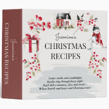Christmas Recipe Binder