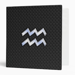 Classeur Chrome comme Aquarius Zodiac dans la peau de serpe