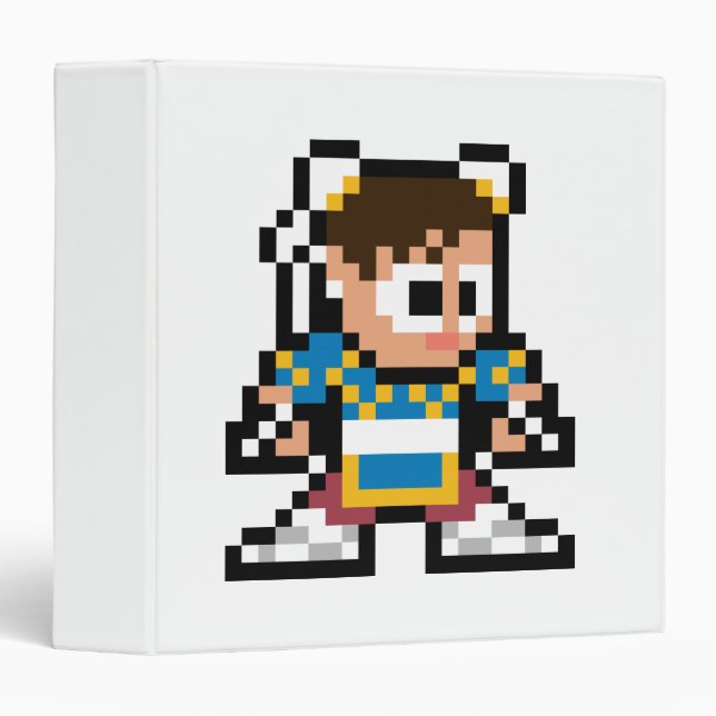 Classeur Chun-Li à 8 bits (Devant/Côté)