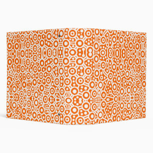 Classeur Circuits Aliens - Blanc sur orange (2,0 po)