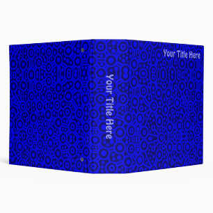 Classeur Circuits Aliens - Couleurs de bleu (2,0 po)