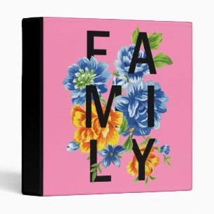 Classeur Citation de famille florale