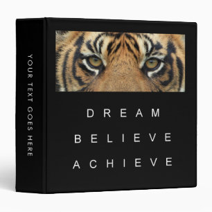 Classeur Citation Motivative Modèle animal Tiger