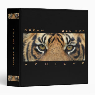 Classeur Citation Motivative Tiger Animal Modèle moderne