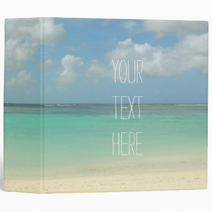 Classeur Citation personnalisable de vacances tropicales de