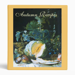 Classeur CITROUILLE, FRUITS ET GLASSWARE Thanksgiving Recet