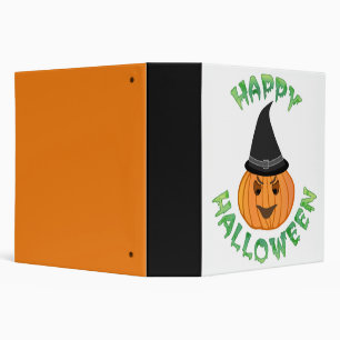 Classeur citrouille "HAPPY HALLOWEEN"