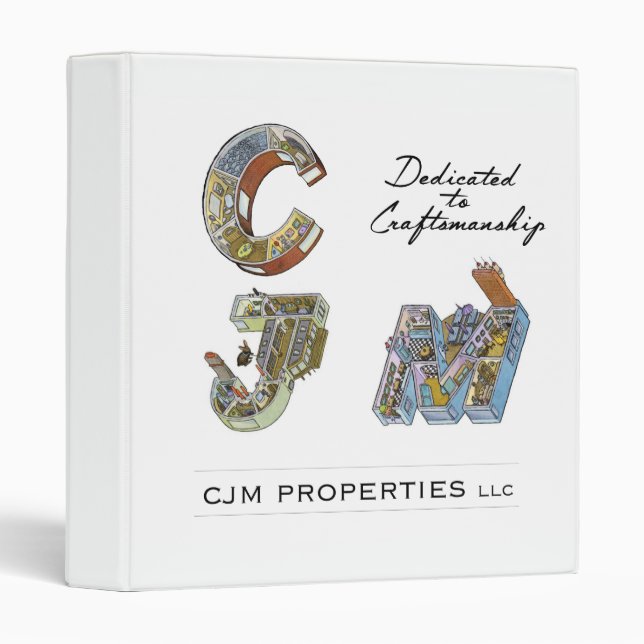 CLASSEUR CJM Properties Llc 1" (Devant/Côté)