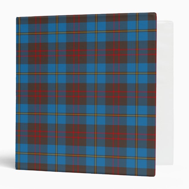 Classeur Clan Cameron Hunting Tartan Plaid (Devant/Intérieur)