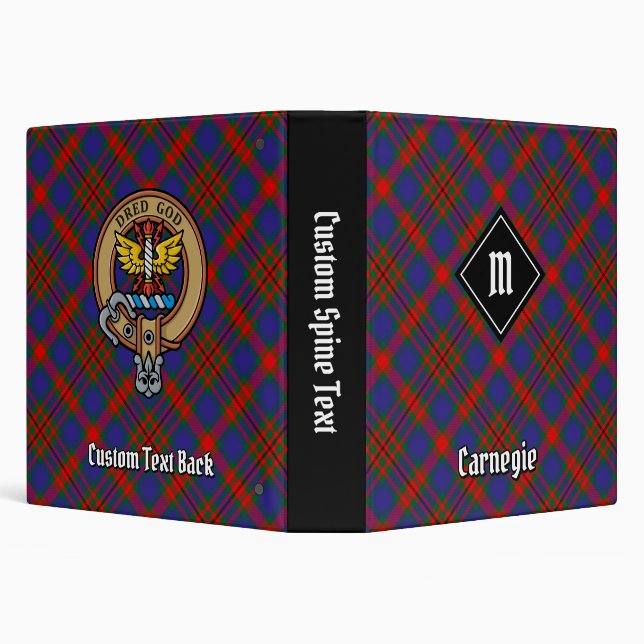Classeur Clan Carnegie Tartan (Arrière-plan)