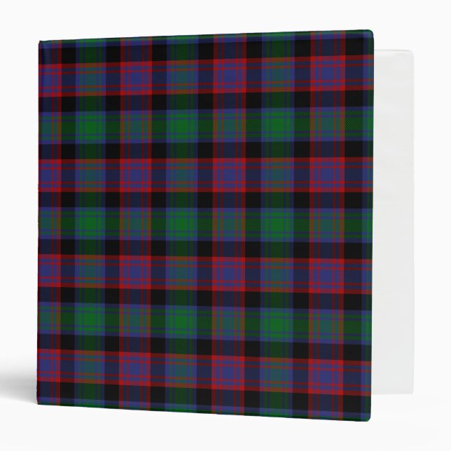 Classeur Clan écossais Alexander Chasse Tartan Plaid (Devant/Intérieur)