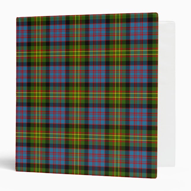Classeur Clan écossais Bowie Tartan Plaid (Devant/Intérieur)