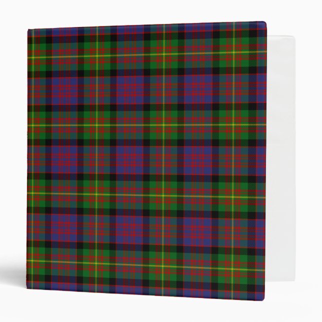 Classeur Clan écossais Carnegie Tartan Plaid (Devant/Intérieur)