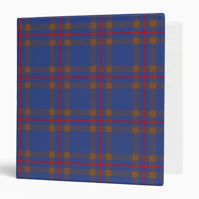 Classeur Clan écossais Elliot Tartan Plaid (Devant/Intérieur)