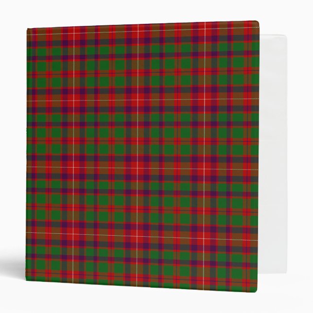 Classeur Clan écossais Geddes Tartan Plaid (Devant/Intérieur)