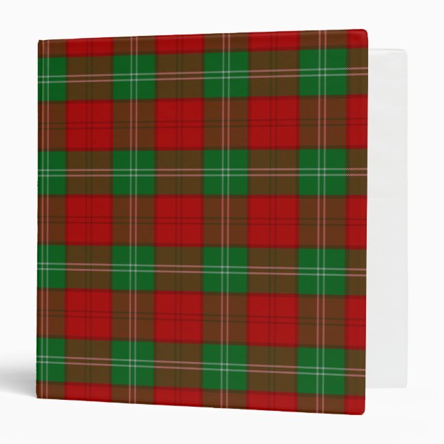 Classeur Clan écossais Lennox Tartan Plaid (Devant/Intérieur)