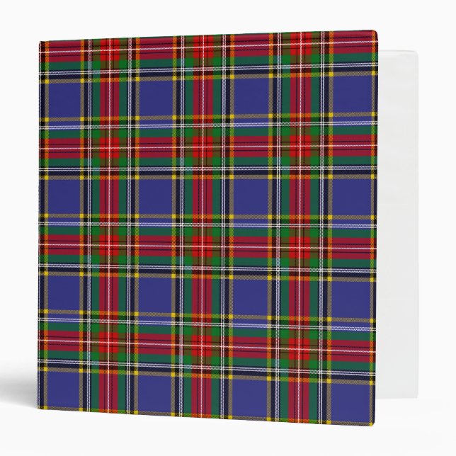 Classeur Clan écossais MacBeth Tartan Plaid (Devant/Intérieur)